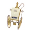 Enchanted Carriage: A Vintage Fifties Mellerio-Inspired Gold Brooch